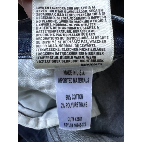 Citizens Of Humanity Cara Jeans Womens 27 High Rise Cigarette Ankle Denim Dark - Picture 10 of 10